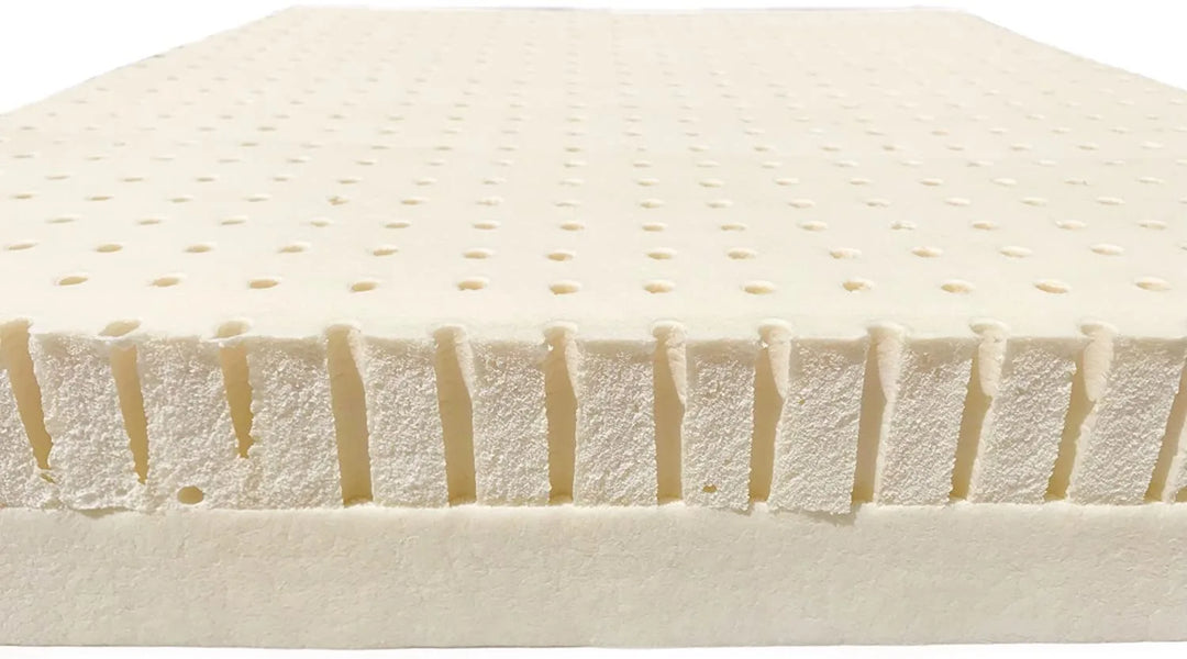 2" Inch and 3" Inch Dual Zone Organic Latex Mattress Topper Pad - with Zipper [GOLS Certified]