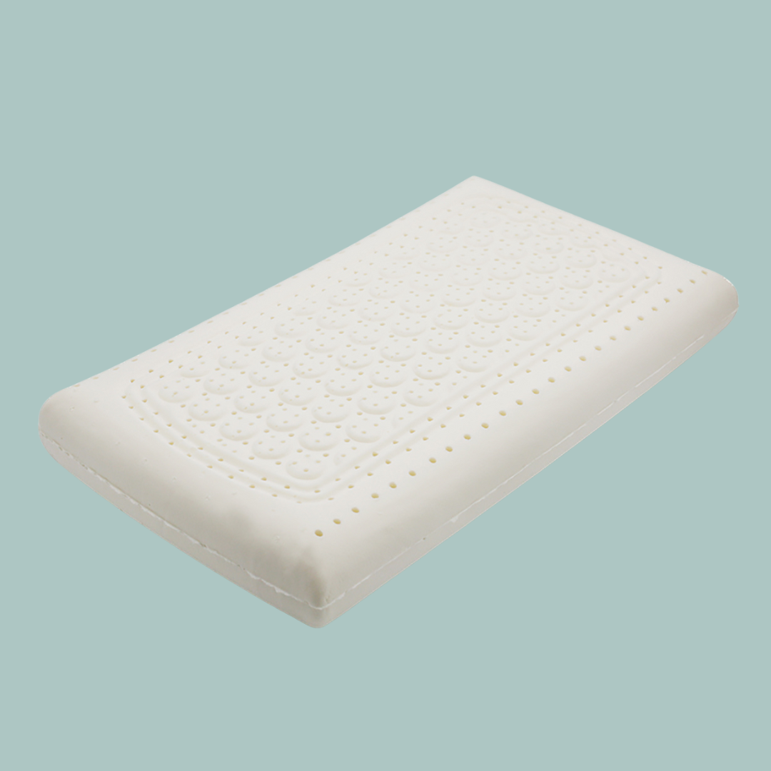 Low Loft Latex Pillows for Back, Side, or Stomach Sleepers [GOTS Certified]