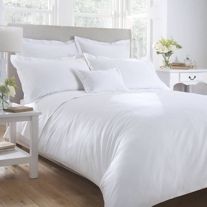 organic cotton white duvet cover