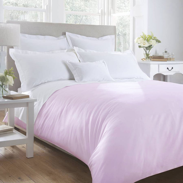 organic cotton purple duvet cover