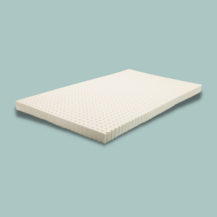 2" Inch and 3" Inch Organic Latex Crib Mattress Topper Pad - with Zipper [GOLS Certified]